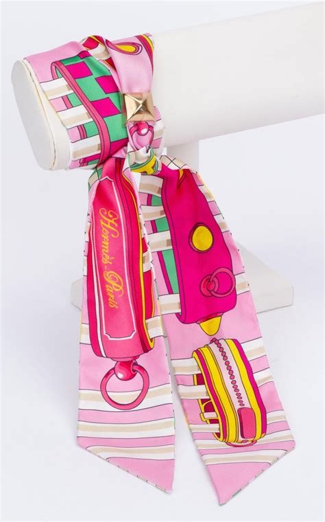 hermes silk twill scarf|Hermes twilly scarf ribbon.